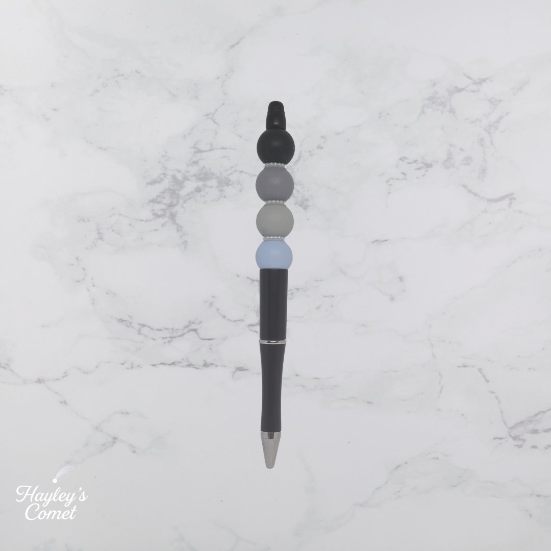 Nebula Nightfall Pen | Handmade Beaded Cosmic Pen