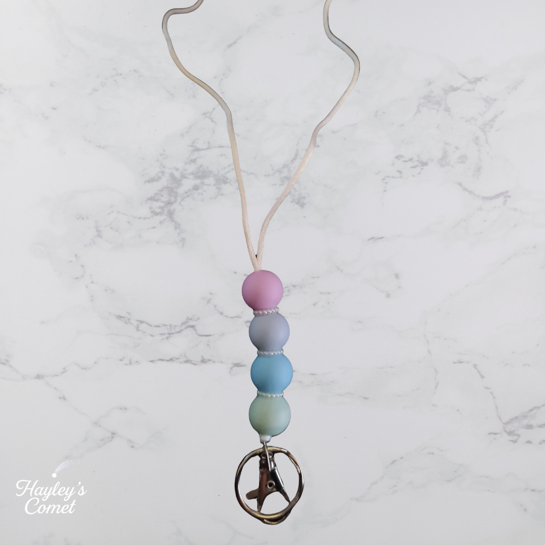 Pastel Skies Lanyard