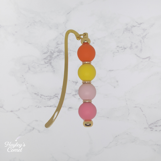 Sunlit Horizon Bookmark | Handmade Beaded Cosmic Bookmark