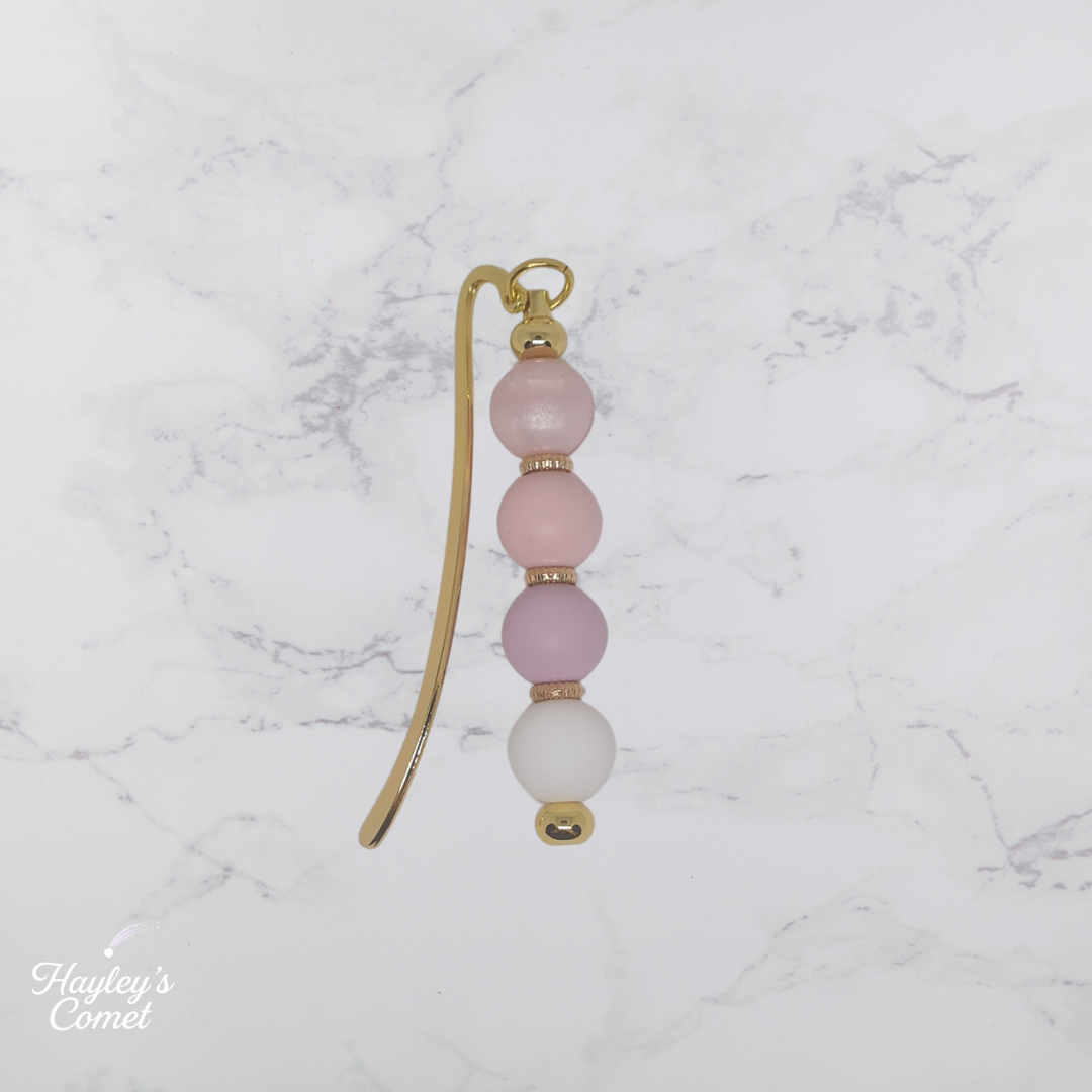Morning Sorbet Bookmark | Handmade Beaded Cosmic Bookmark